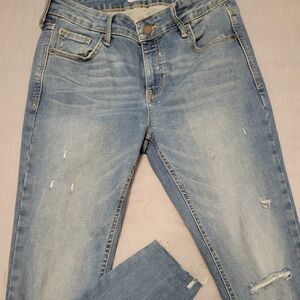 Old Navy Rockstar Light Blue Distressed Women's Jeans
